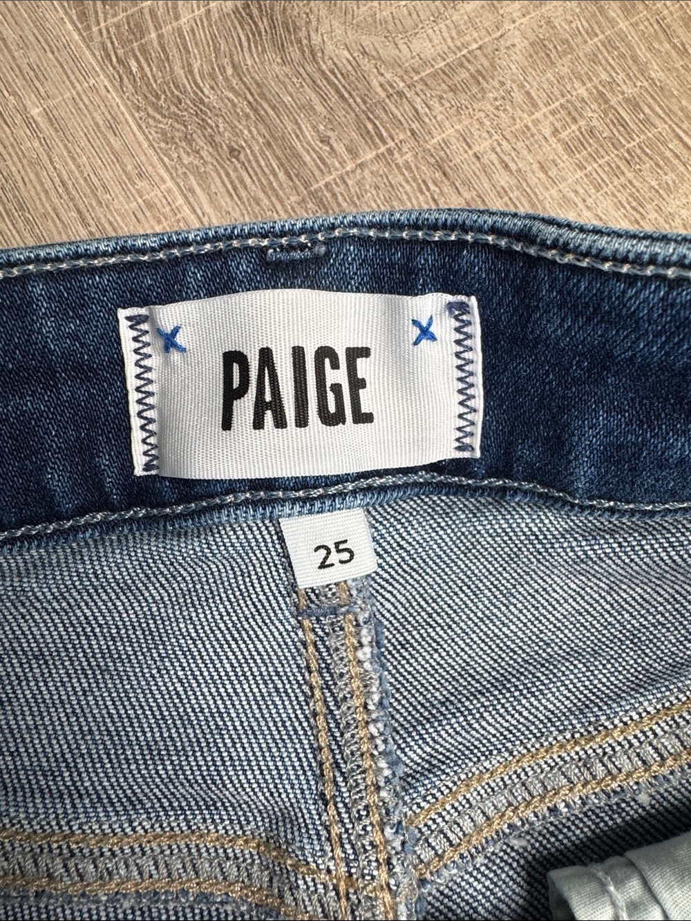 PAIGE ANESSA Women’s Blue Wide-Leg High-Rise Jeans - Picture 4 of 10